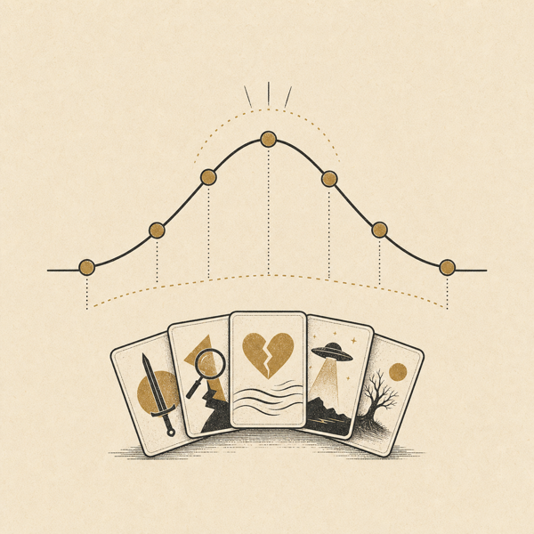 A story arc and stacked genre forms